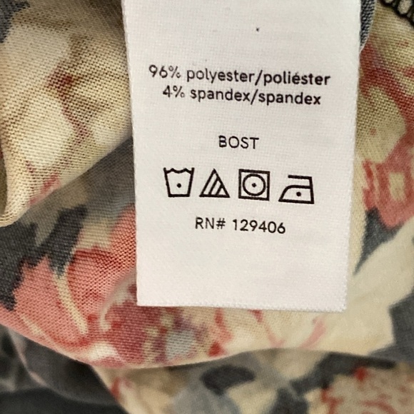 Venus Black and Red Floral Bell Sleeves Stretch Long Maxi Dress size S - Picture 8 of 10